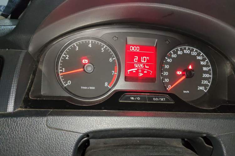 Used Volkswagen Santana 2013 1.4L Manual Fashion Edition Odometer Close Up