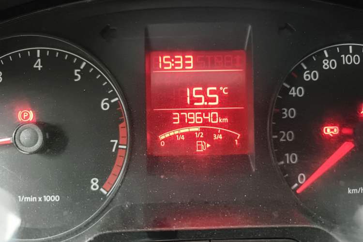 Used Volkswagen Santana 2013 1.4L Manual Fashion Edition Odometer Close Up
