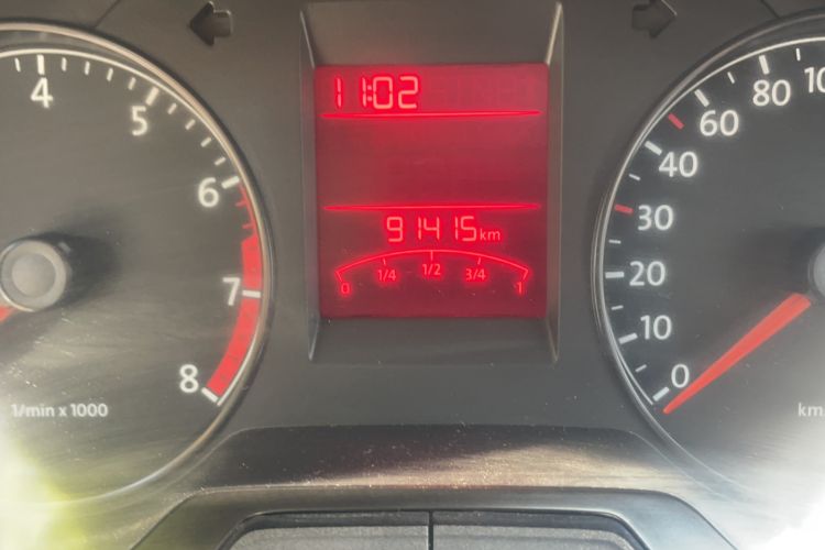 Used Volkswagen Santana 2013 1.6L Automatic Fashion Edition Odometer Close Up