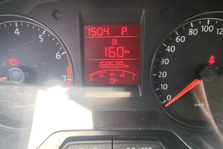 Used Volkswagen Santana 2013 1.6L Automatic Comfort Edition Odometer Close Up