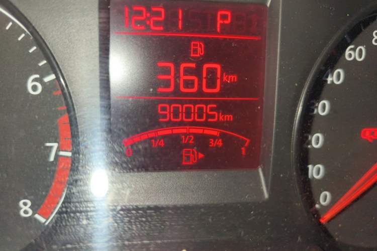 Used Volkswagen Santana 2013 1.6L Automatic Comfort Edition Odometer Close Up