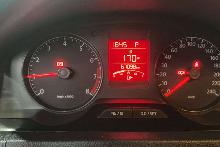 Used Volkswagen Santana 2013 1.6L Automatic Comfort Edition Odometer Close Up