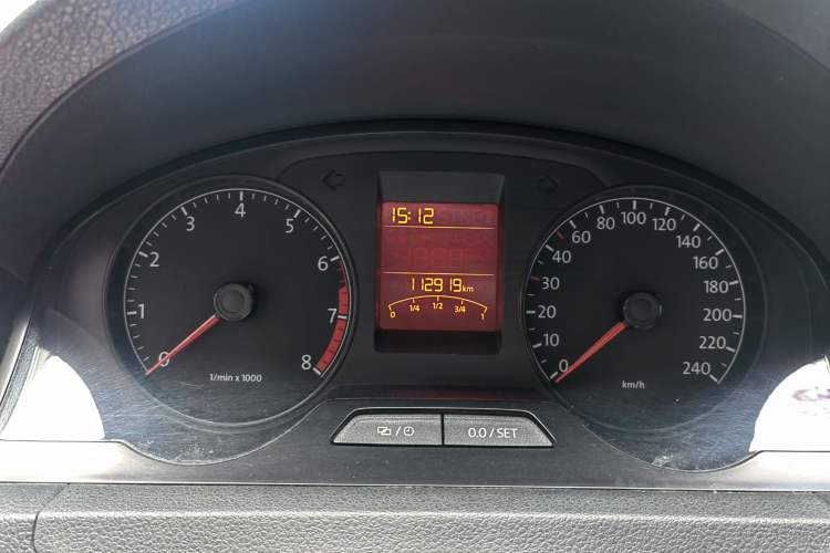 Used Volkswagen Santana 2013 1.6L Automatic Comfort Edition Odometer Close Up