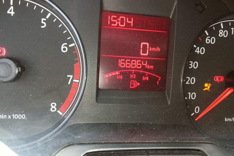 Used Volkswagen Santana 2013 1.4L Manual Comfort Edition Odometer Close Up