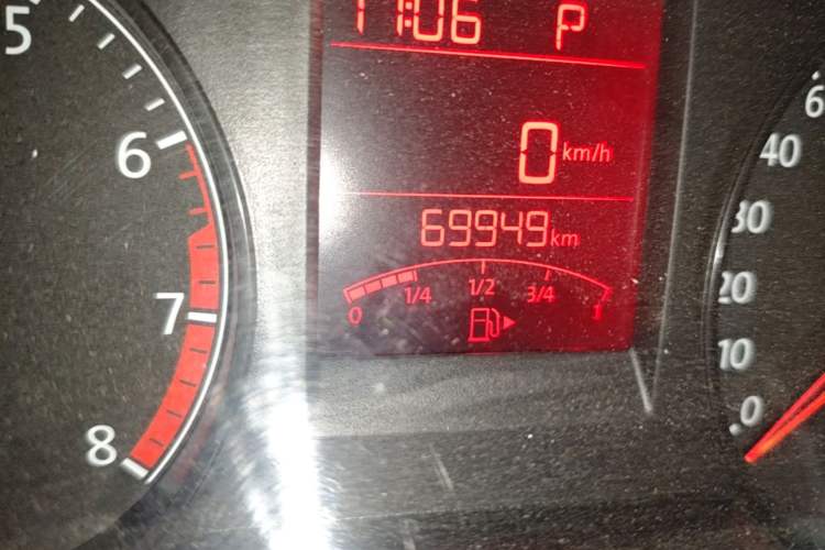 Used Volkswagen Santana 2014 1.6L Automatic 30th Anniversary Edition Odometer Close Up
