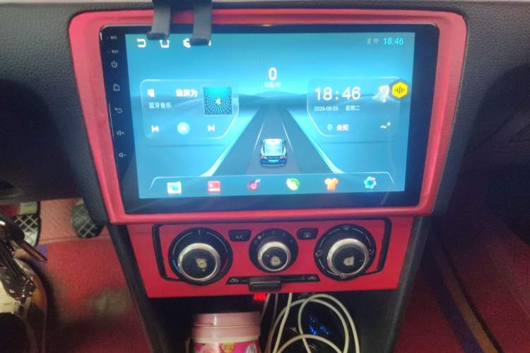 Used Volkswagen Santana 2015 1.4L Manual Fashion Edition Audio And AC Panel