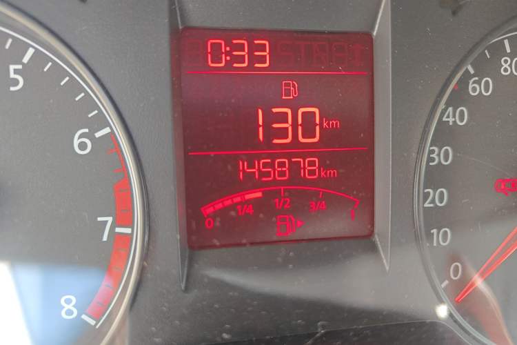 Used Volkswagen Santana 2015 1.4L Manual Comfort Edition Odometer Close Up