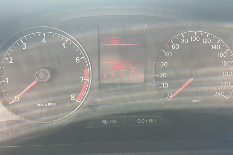 Used Volkswagen Santana 2015 1.6L Manual Comfort Edition Odometer Close Up