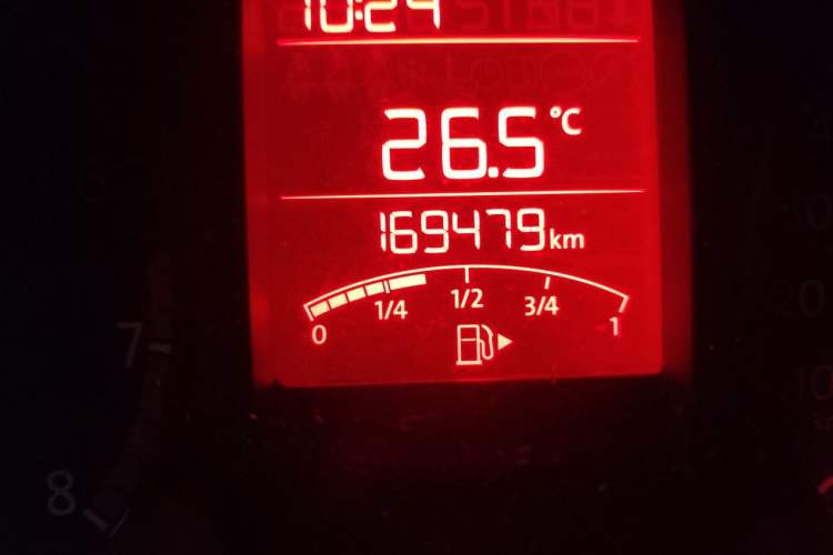 Used Volkswagen Santana 2015 1.6L Manual Fashion Edition Odometer Close Up