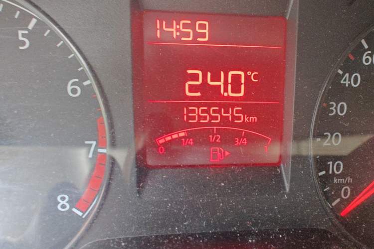 Used Volkswagen Santana 2015 1.4L Manual Fashion Edition Odometer Close Up