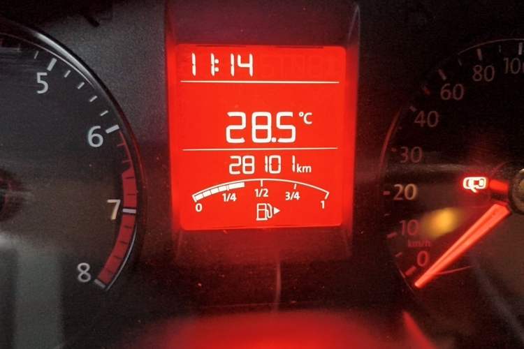 Used Volkswagen Santana 2016 1.4L Manual Fashion Edition Odometer Close Up