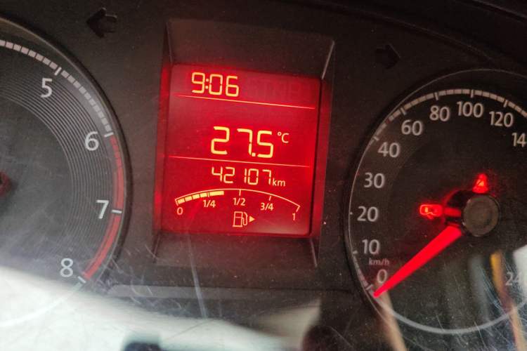 Used Volkswagen Santana 2018 1.5L Manual Fashion Edition Odometer Close Up