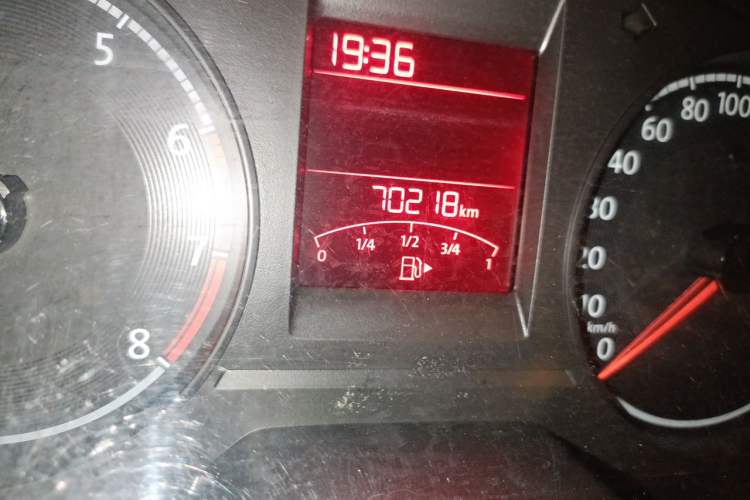 Used Volkswagen Santana 2018 1.5L Automatic Fashion Edition Odometer Close Up