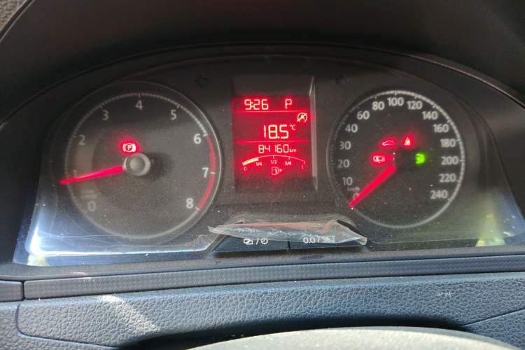 Used Volkswagen Santana 2018 1.5L Automatic Fashion Edition Odometer Close Up
