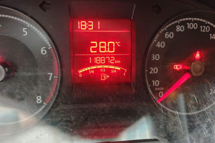 Used Volkswagen Santana 2018 1.5L Manual Fashion Edition Odometer Close Up