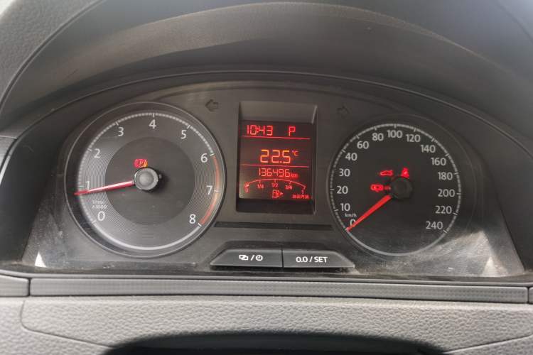 Used Volkswagen Santana 2018 1.5L Automatic Fashion Edition Odometer Close Up