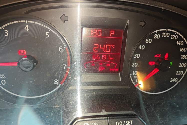 Used Volkswagen Santana 2018 1.5L Automatic Fashion Edition Odometer Close Up