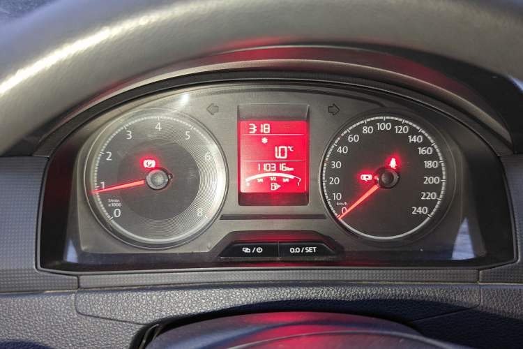 Used Volkswagen Santana 2018 1.5L Manual Fashion Edition Odometer Close Up