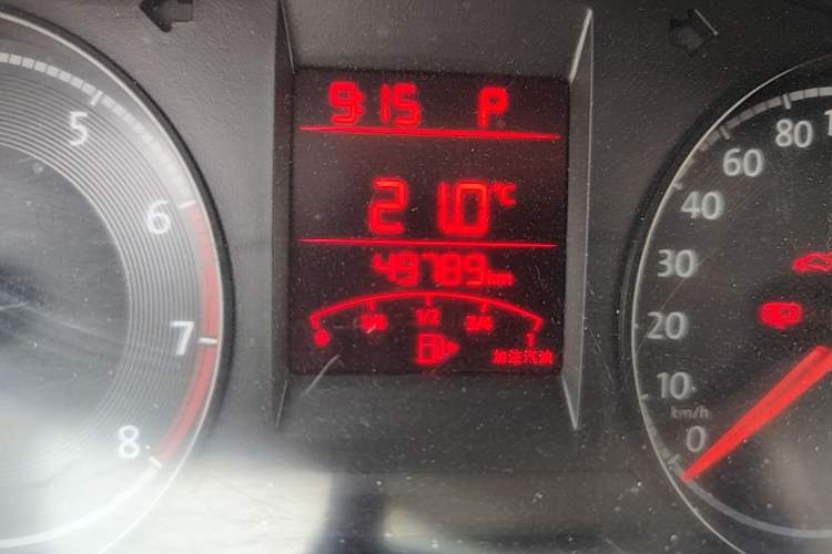 Used Volkswagen Santana 2019 1.5L Automatic Fashion Edition China VI Odometer Close Up