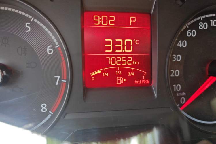 Used Volkswagen Santana 2019 1.5L Automatic Fashion Edition China VI Odometer Close Up