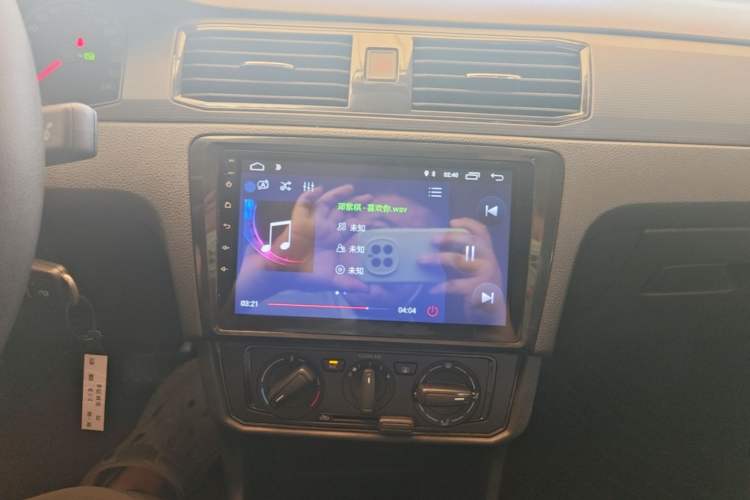 Used Volkswagen Santana 2019 1.5L Automatic Fashion Edition China VI Audio And AC Panel