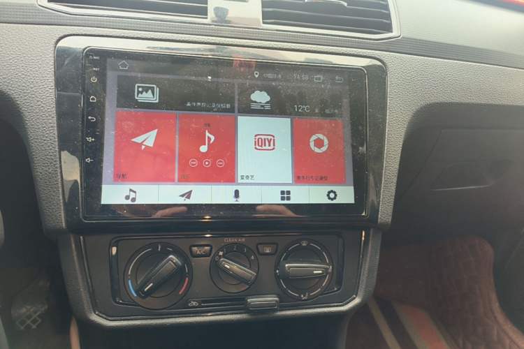 Used Volkswagen Santana 2019 1.5L Manual Fashion Edition China VI Standard Audio And AC Panel