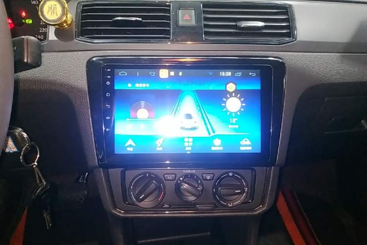 Used Volkswagen Santana 2019 1.5L Automatic Fashion Edition China VI Audio And AC Panel