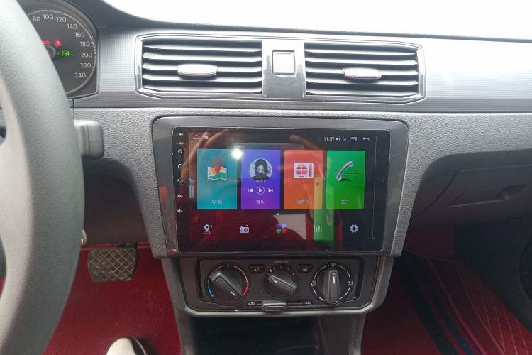 Used Volkswagen Santana 2019 1.5L Automatic Fashion Edition China VI Audio And AC Panel
