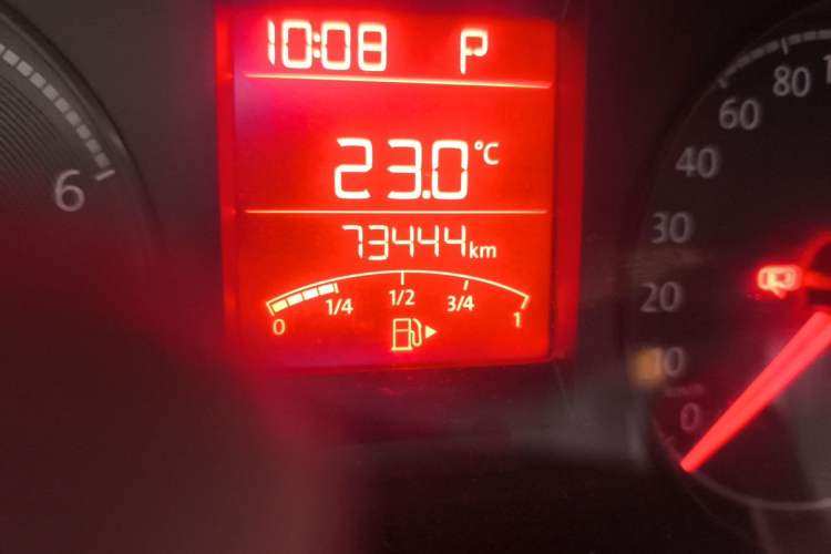 Used Volkswagen Santana 2019 1.5L Automatic Fashion Edition China VI Odometer Close Up