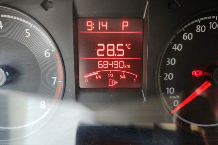 Used Volkswagen Santana 2019 1.5L Automatic Fashion Edition China VI Odometer Close Up