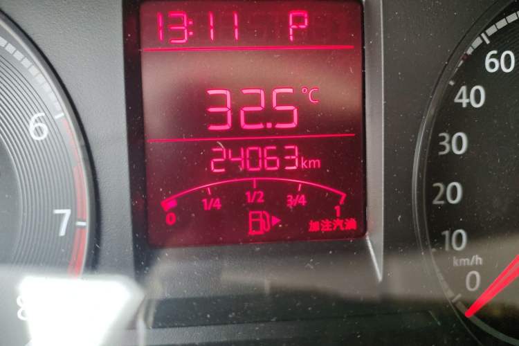 Used Volkswagen Santana 2019 1.5L Automatic Fashion Edition China VI Odometer Close Up