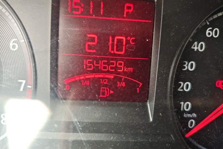 Used Volkswagen Santana 2019 1.5L Automatic Fashion Edition China VI Odometer Close Up