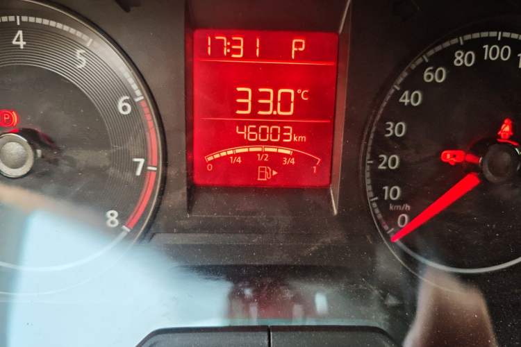 Used Volkswagen Santana 2019 1.5L Automatic Fashion Edition China VI Odometer Close Up