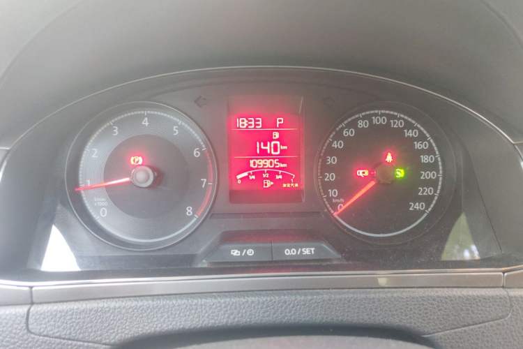 Used Volkswagen Santana 2019 1.5L Automatic Comfort Edition China VI Standard Odometer Close Up