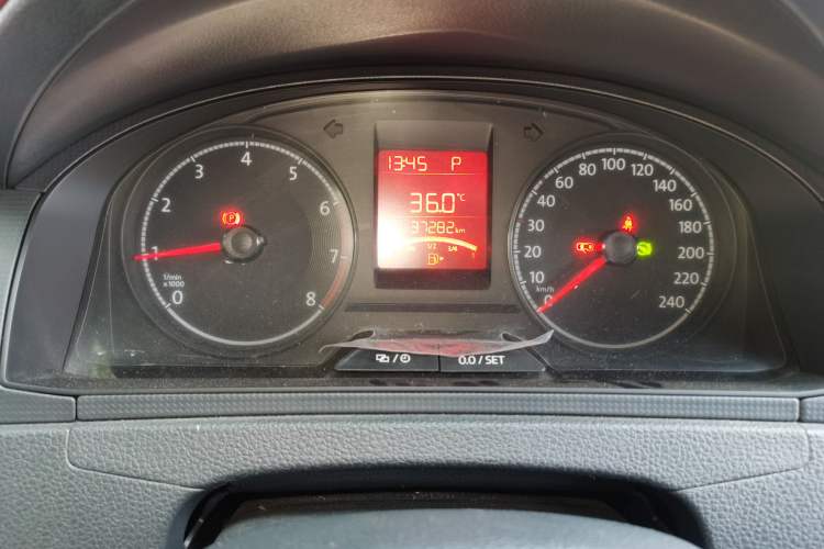 Used Volkswagen Santana 2019 1.5L Automatic Fashion Edition China VI Odometer Close Up