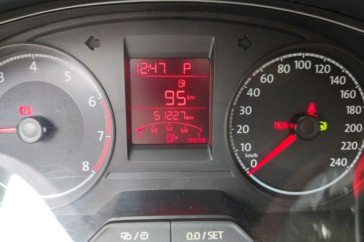 Used Volkswagen Santana 2019 Haona 1.5L Automatic Fashion Edition China VI Standard Odometer Close Up