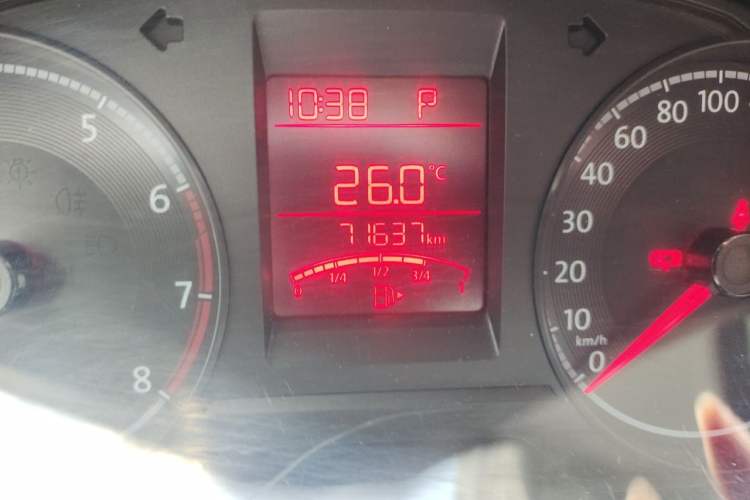 Used Volkswagen Santana 2019 1.5L Automatic Fashion Edition China VI Odometer Close Up
