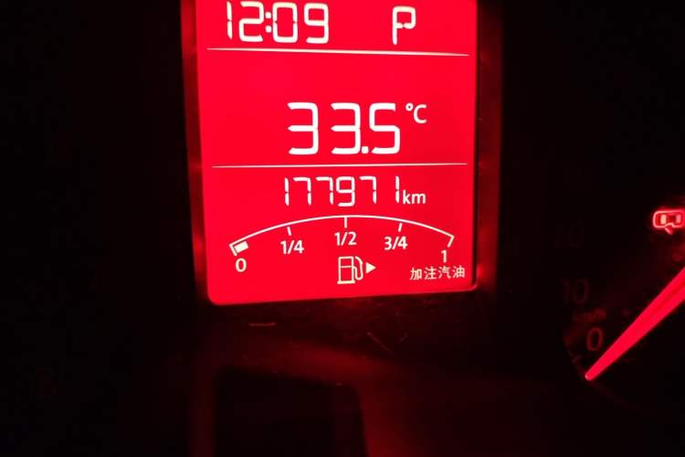 Used Volkswagen Santana 2019 1.5L Automatic Fashion Edition China VI Odometer Close Up
