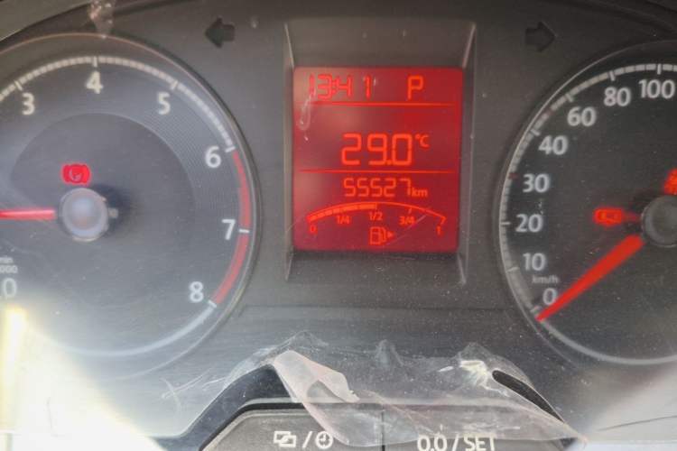Used Volkswagen Santana 2019 1.5L Automatic Fashion Edition China VI Odometer Close Up