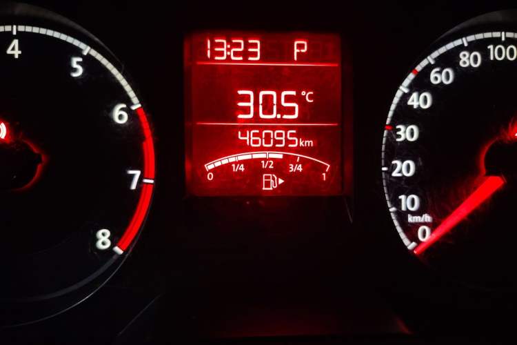 Used Volkswagen Santana 2019 1.5L Automatic Fashion Edition China VI Odometer Close Up