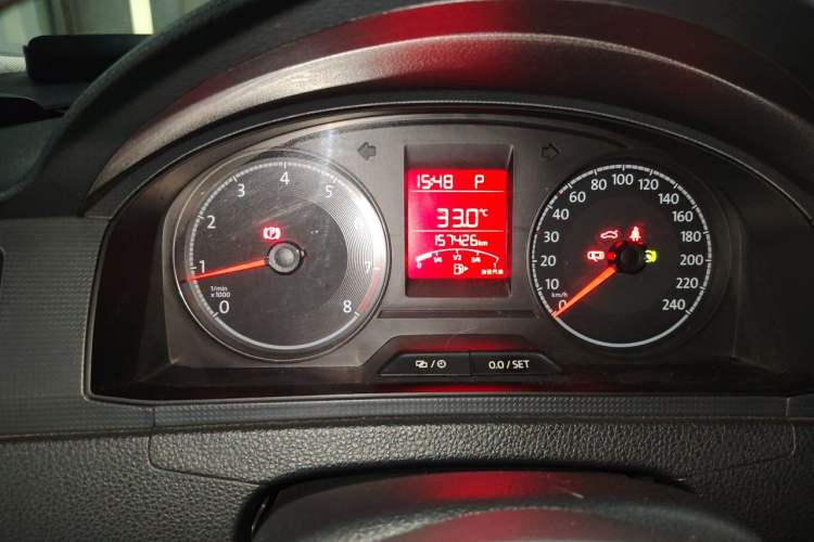 Used Volkswagen Santana 2019 1.5L Automatic Fashion Edition China VI Odometer Close Up