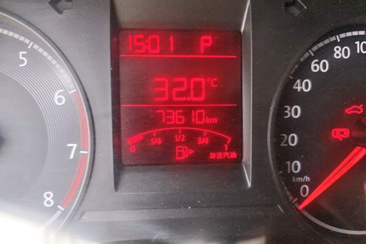 Used Volkswagen Santana 2019 1.5L Automatic Fashion Edition China VI Odometer Close Up