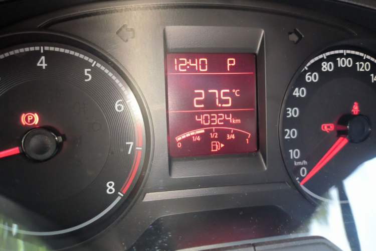 Used Volkswagen Santana 2019 1.5L Automatic Fashion Edition China VI Odometer Close Up