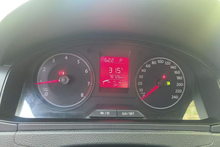 Used Volkswagen Santana 2019 1.5L Automatic Fashion Edition China VI Odometer Close Up