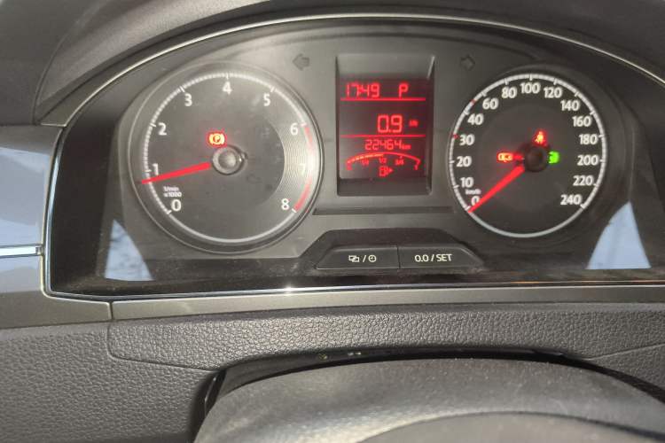 Used Volkswagen Santana 2019 1.5L Automatic Comfort Edition China VI Standard Odometer Close Up