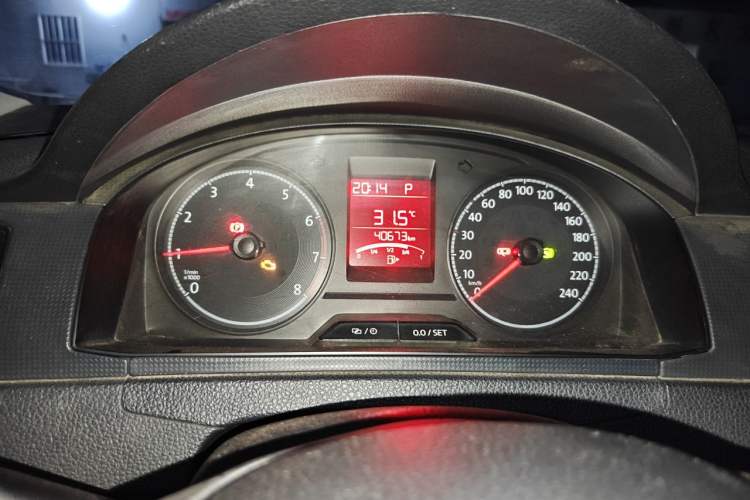 Used Volkswagen Santana 2019 1.5L Automatic Fashion Edition China VI Odometer Close Up