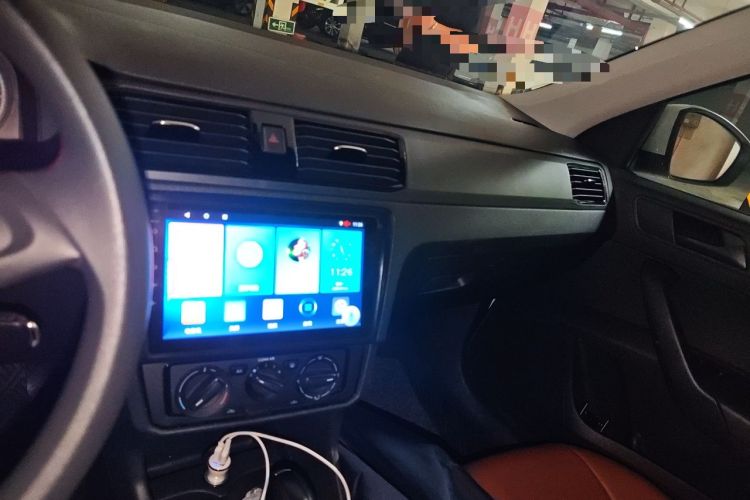Used Volkswagen Santana 2021 1.5L Automatic Fashion Edition Audio And AC Panel