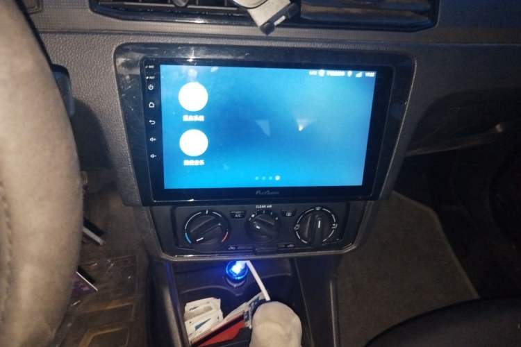 Used Volkswagen Santana 2021 1.5L Automatic Fashion Edition Audio And AC Panel