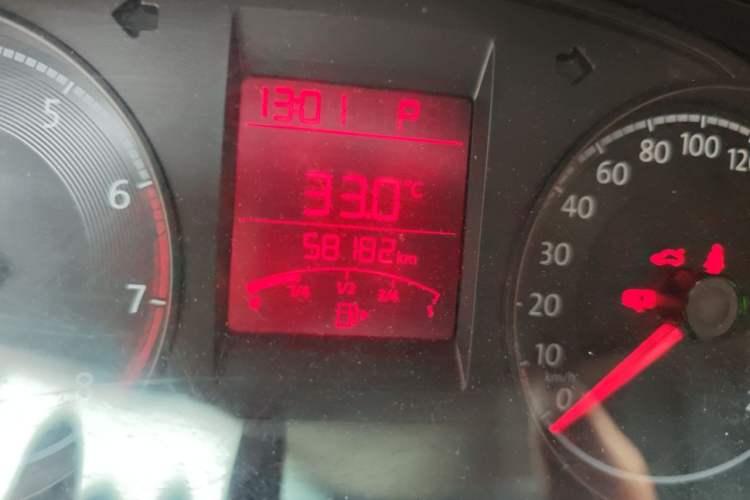 Used Volkswagen Santana 2021 1.5L Automatic Fashion Edition Odometer Close Up