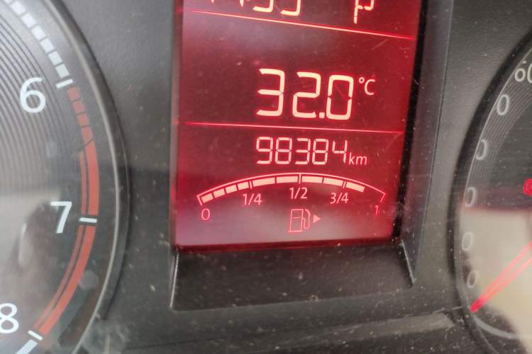 Used Volkswagen Santana 2021 1.5L Automatic Fashion Edition Odometer Close Up